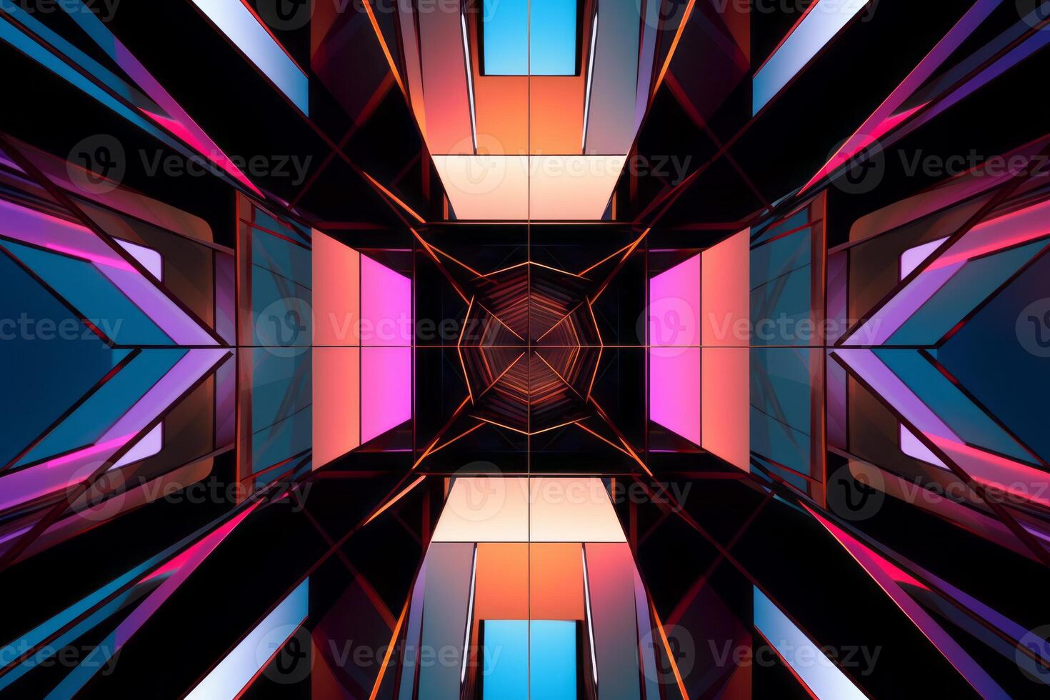 Unique Alien Otherworldly Futuristic Architecture Themed Background Design photo
