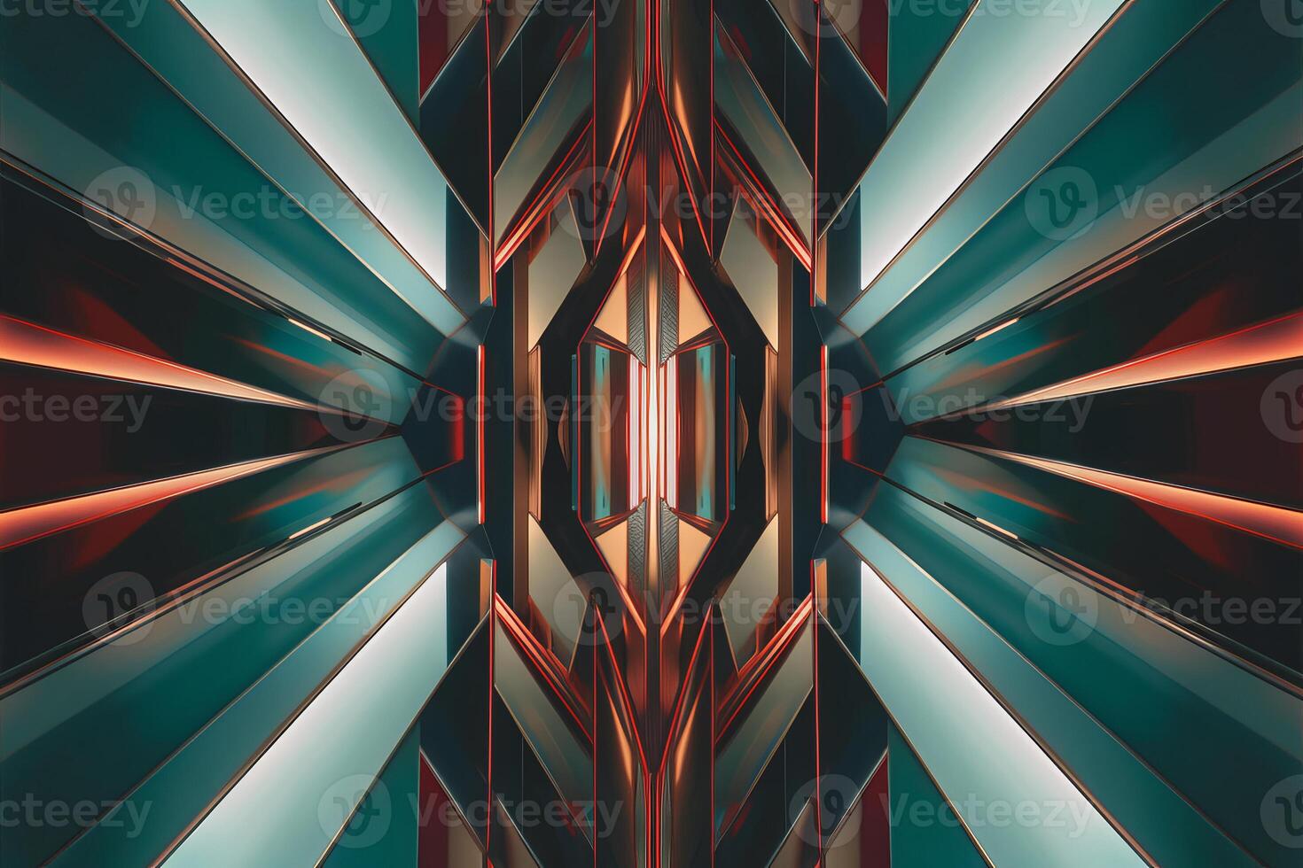Unique Alien Otherworldly Futuristic Architecture Themed Background Design photo