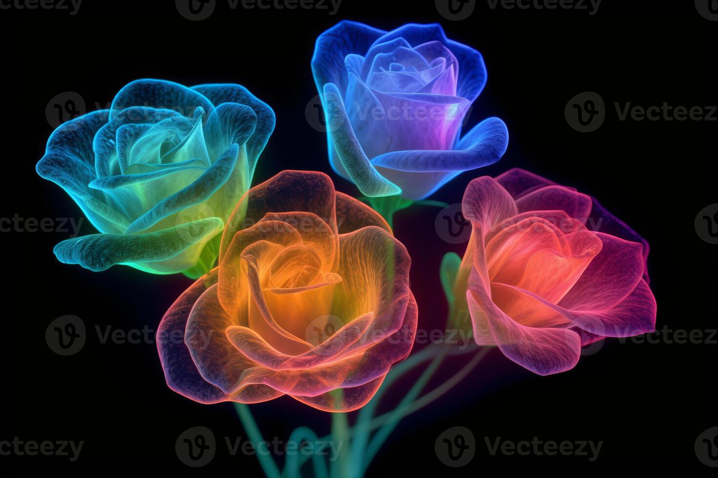 Unique Otherworldly Roses Texture Background photo