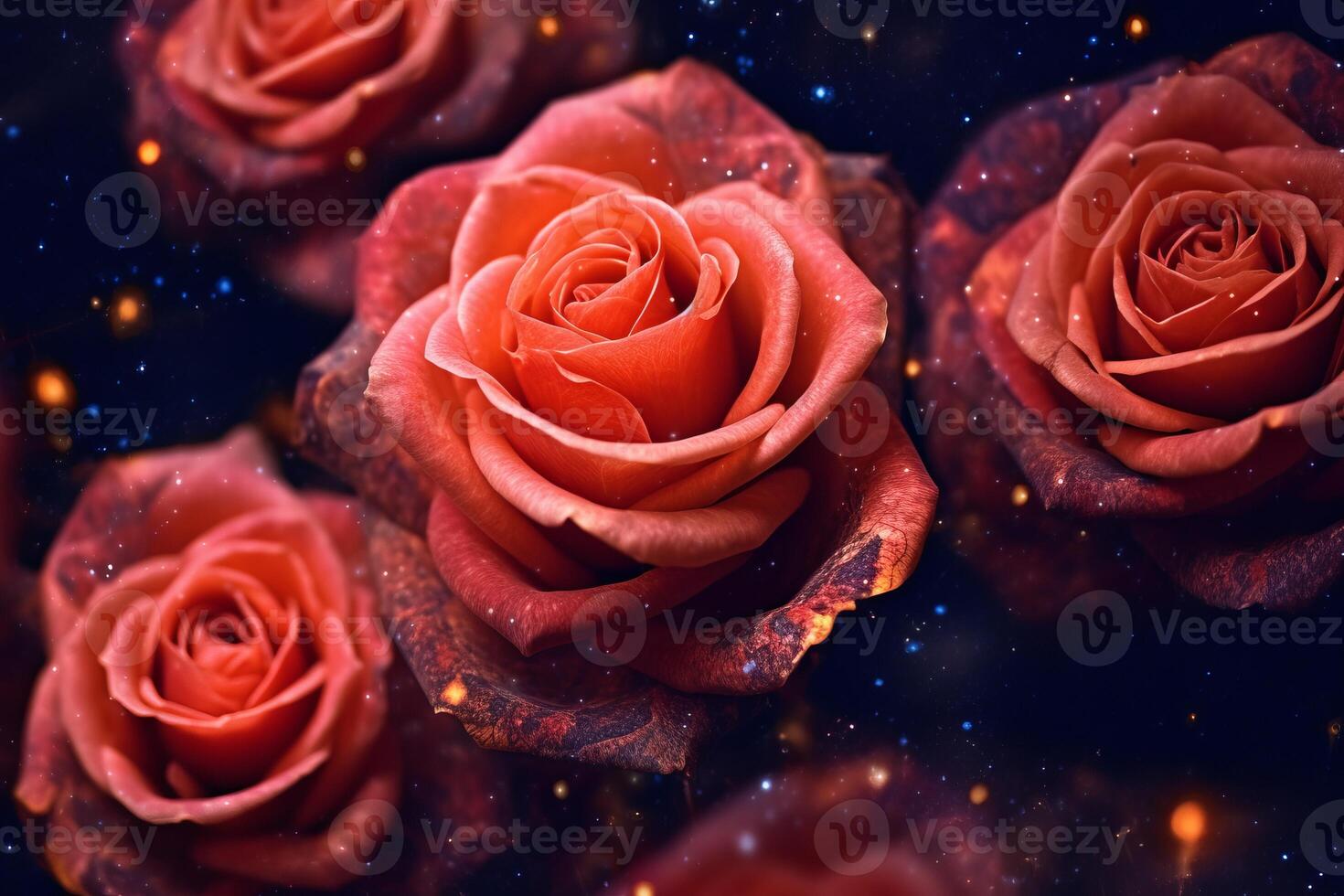 Unique Otherworldly Roses Texture Background photo