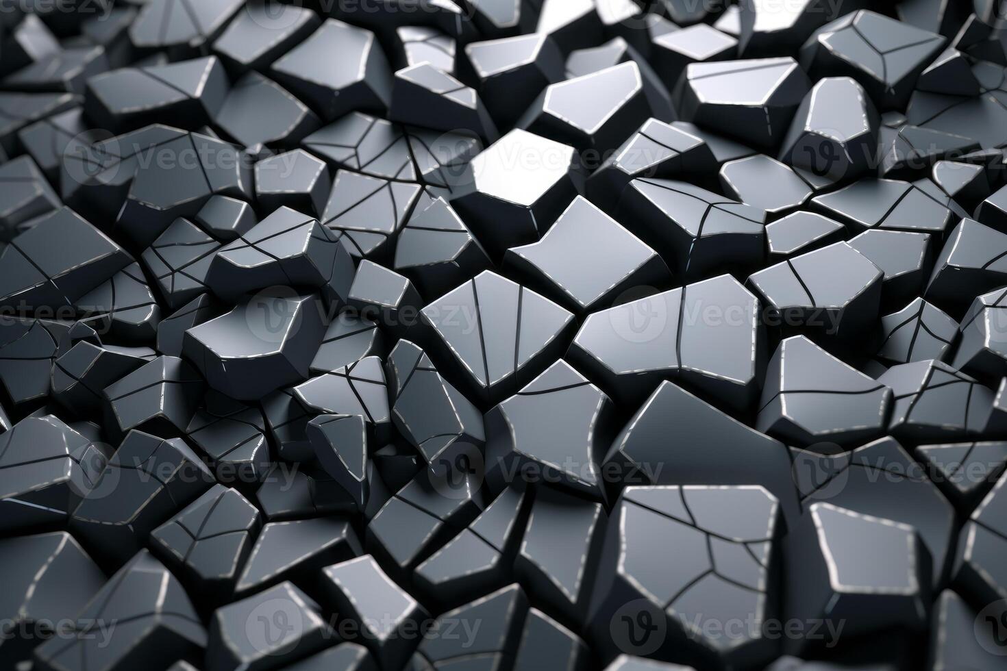 Voronoi Blocks Pattern Texture Background photo