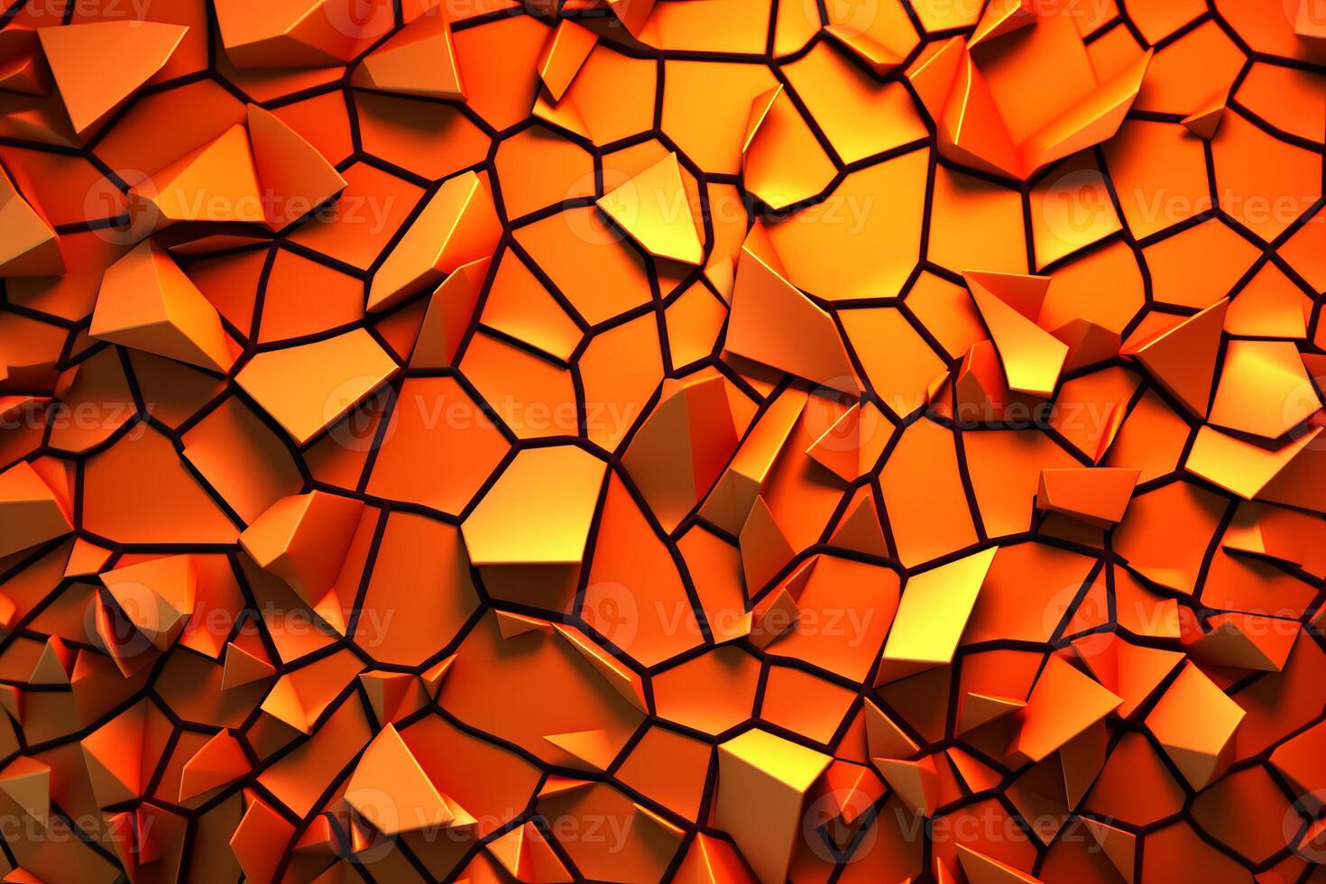 Voronoi Blocks Pattern Texture Background photo