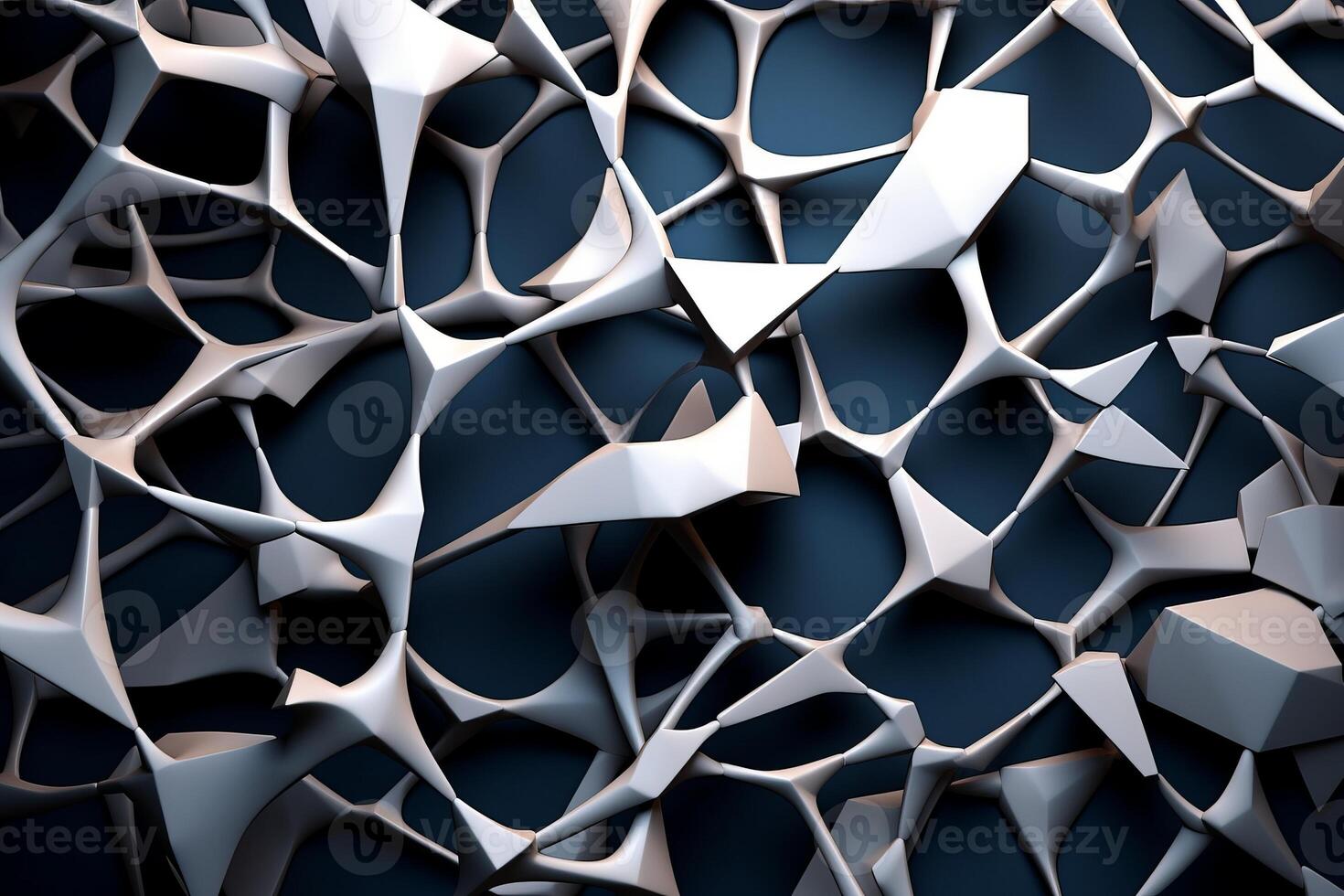 Voronoi Blocks Pattern Texture Background photo