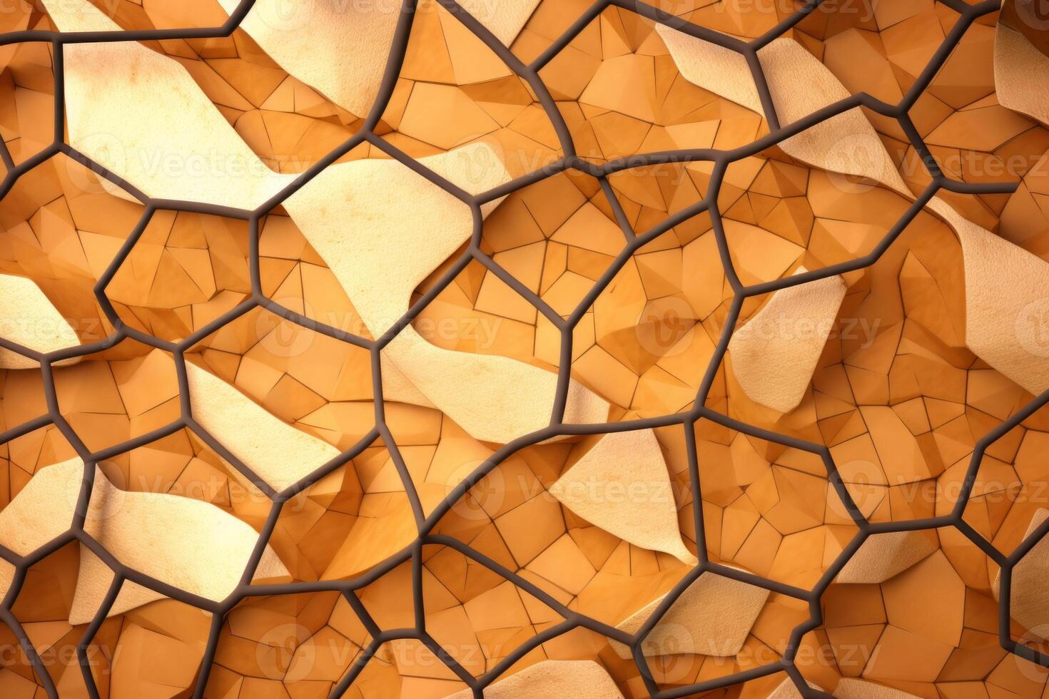 Voronoi Blocks Pattern Texture Background photo