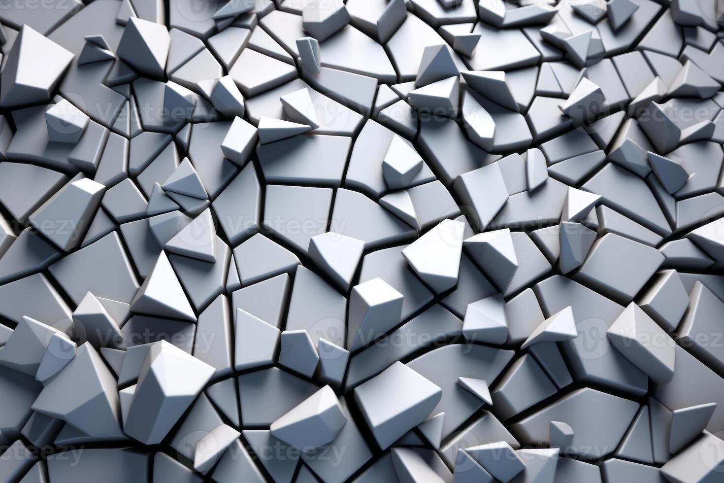 Voronoi Blocks Pattern Texture Background photo