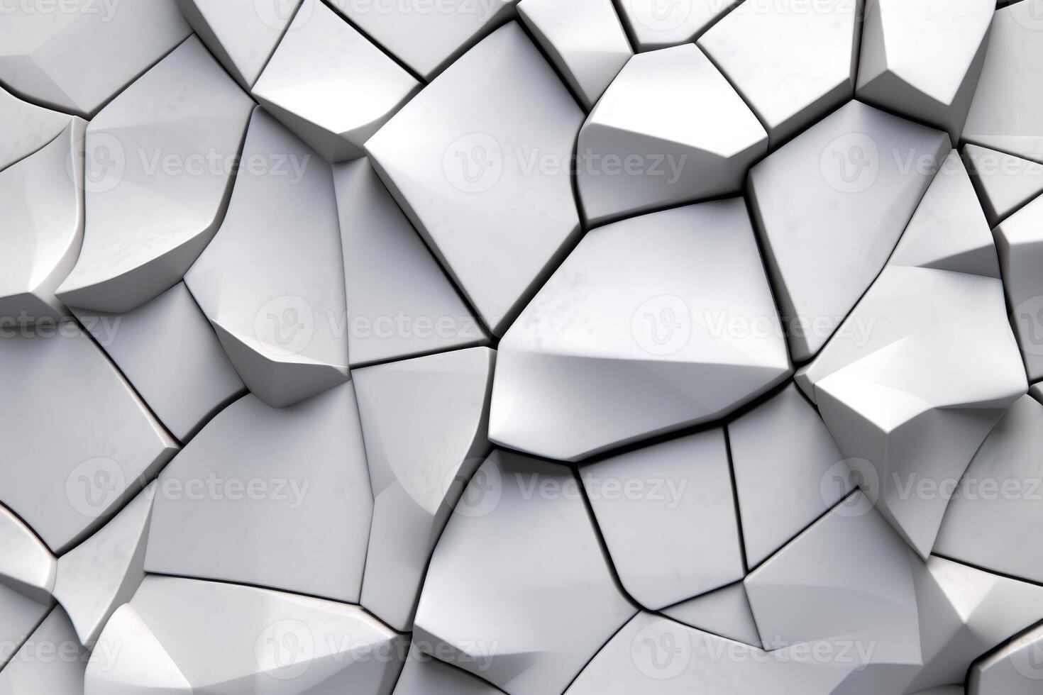 Voronoi Blocks Pattern Texture Background photo