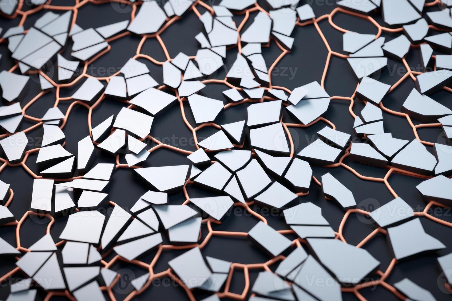 Voronoi Blocks Pattern Texture Background photo