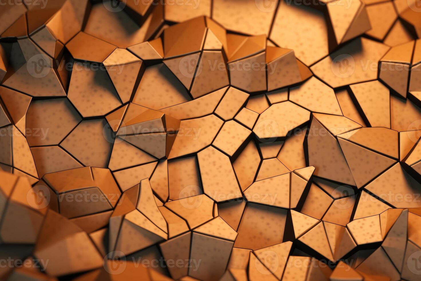 Voronoi Blocks Pattern Texture Background photo