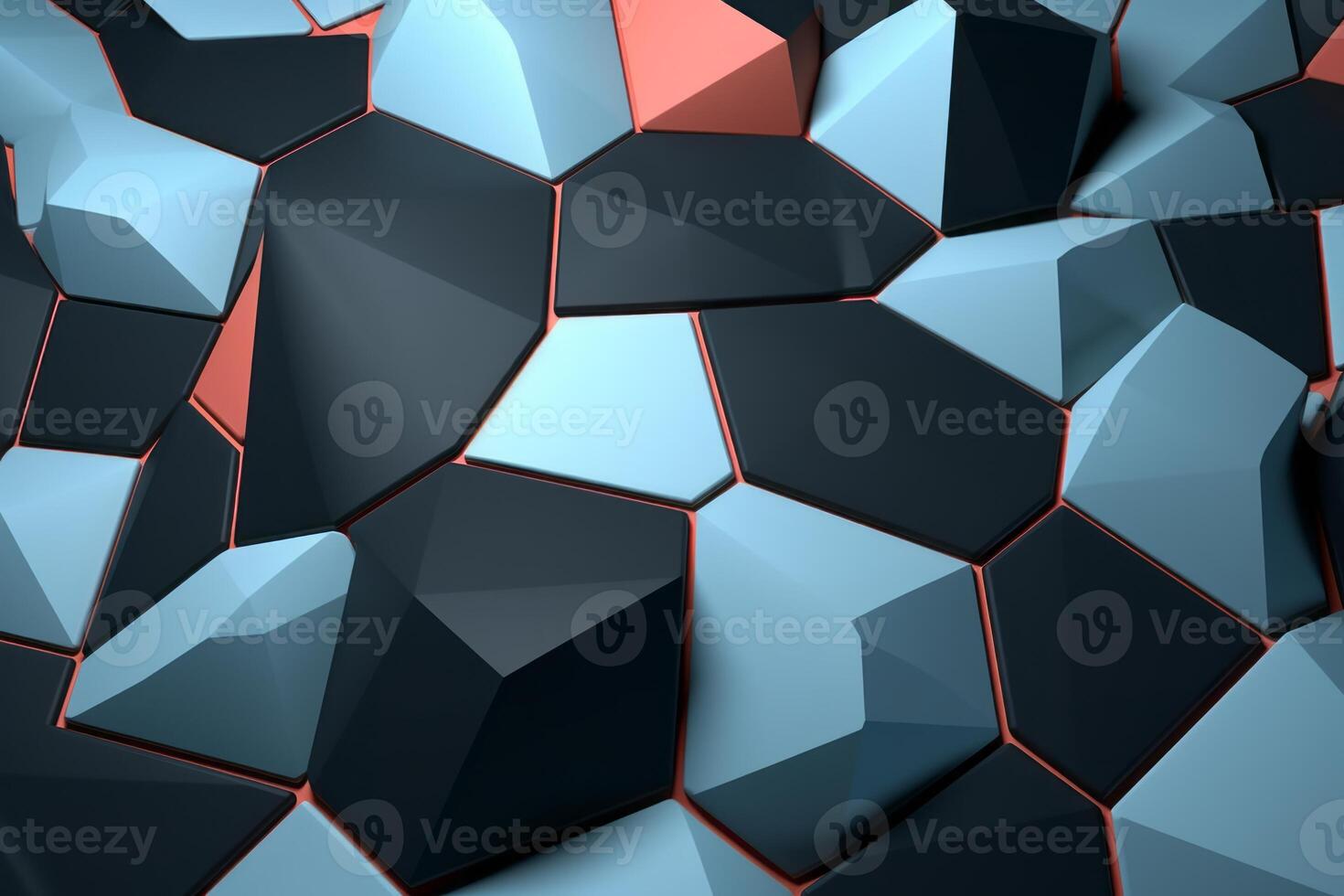 Voronoi Blocks Pattern Texture Background photo