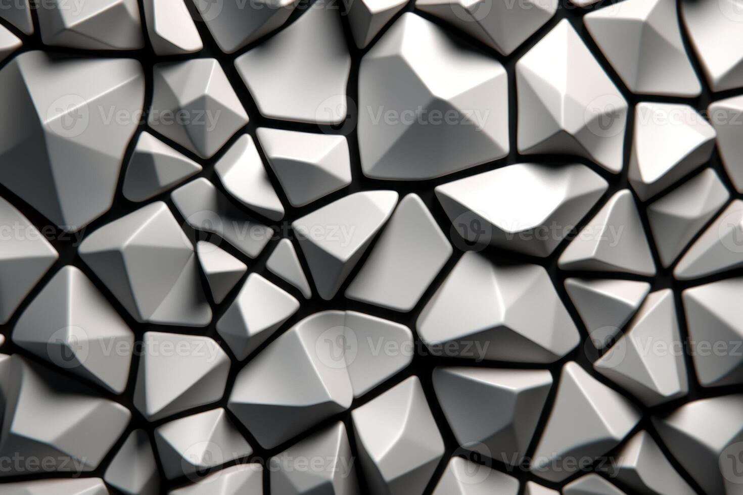 Voronoi Blocks Pattern Texture Background photo
