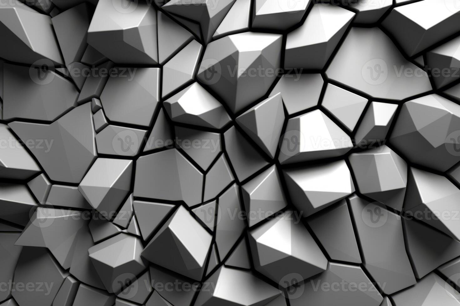 Voronoi Blocks Pattern Texture Background photo