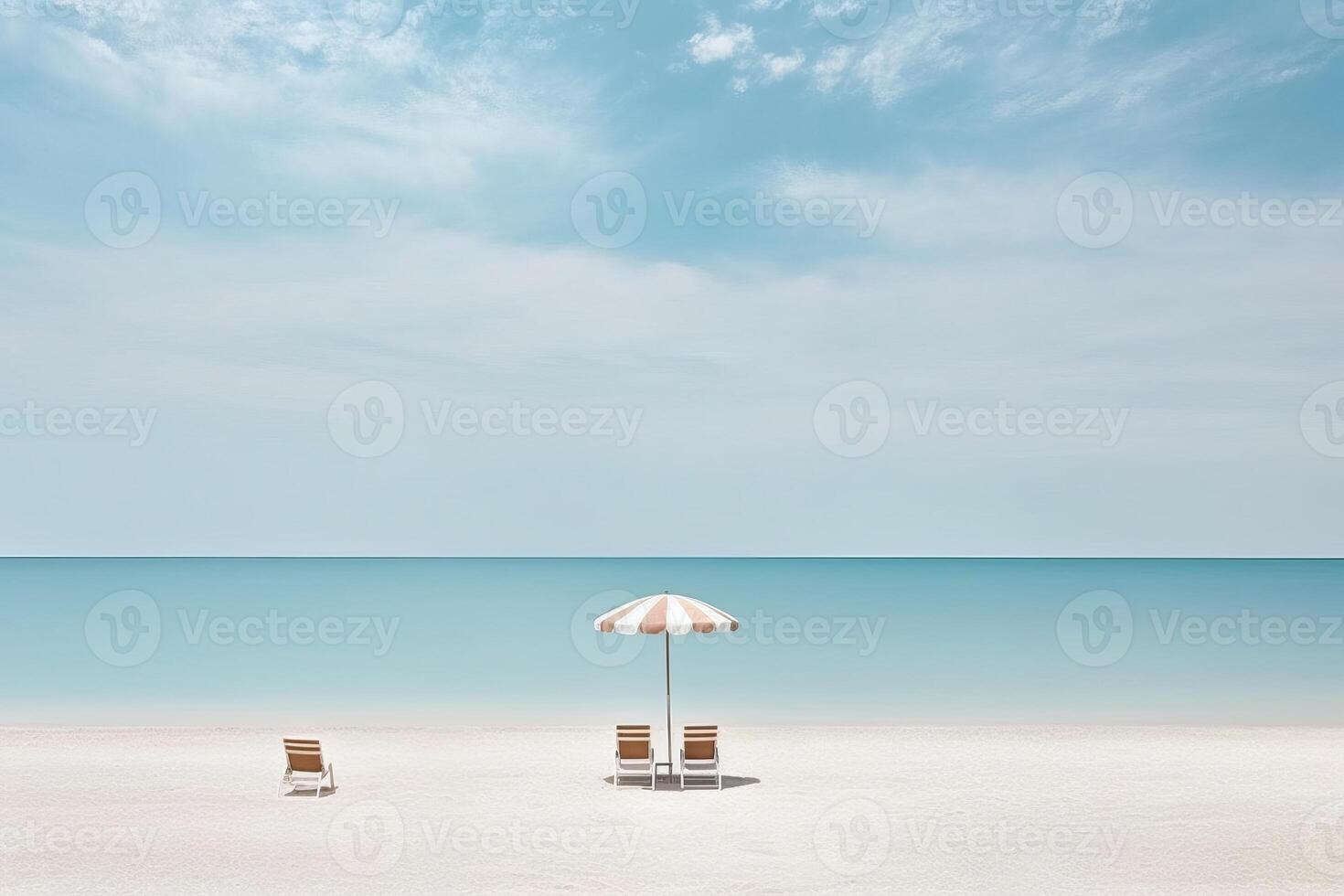 Minimalistic Summer Beachscape photo