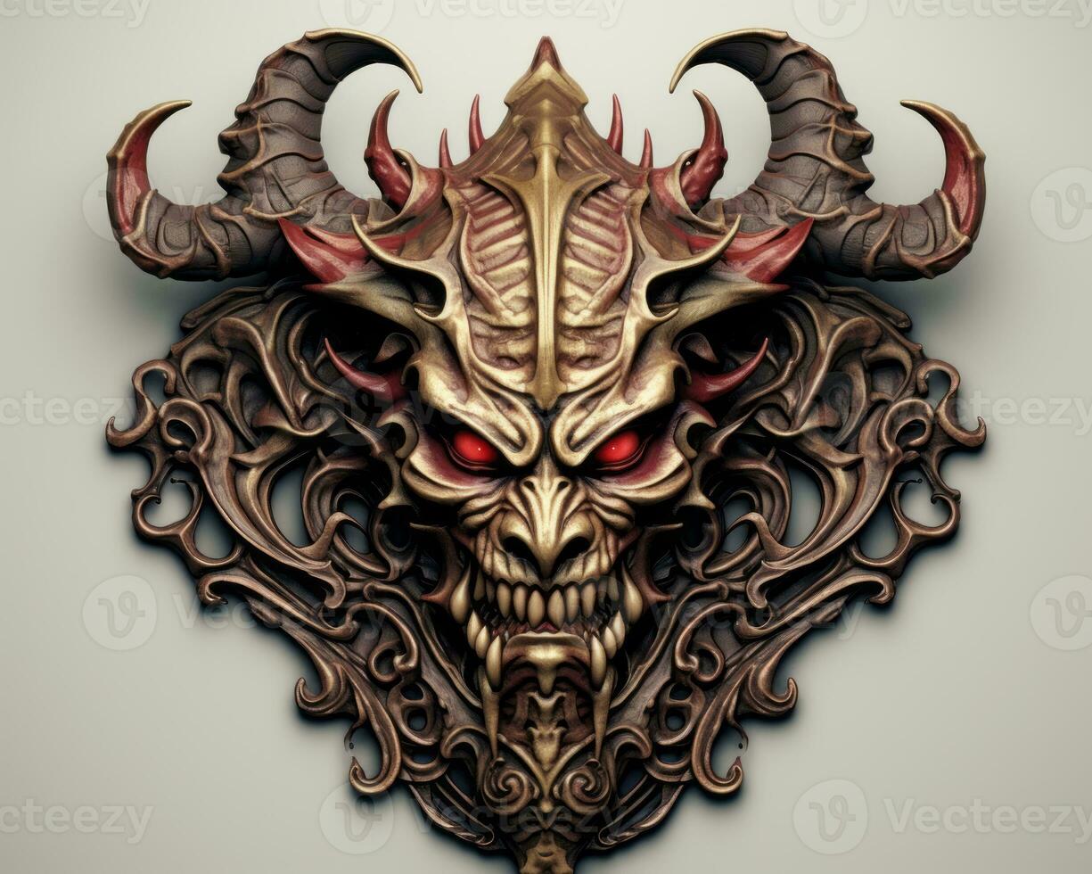 Illustration of a demon head hi-res stock photography and images - Page 7 -  Alamy