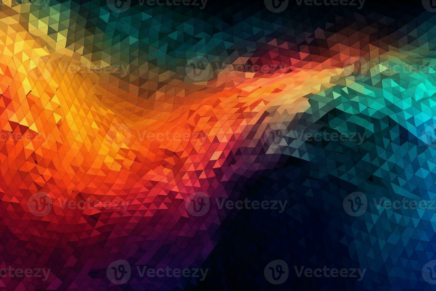 Abstract Wave Mesh Point Cloud Array Background Design generative AI photo
