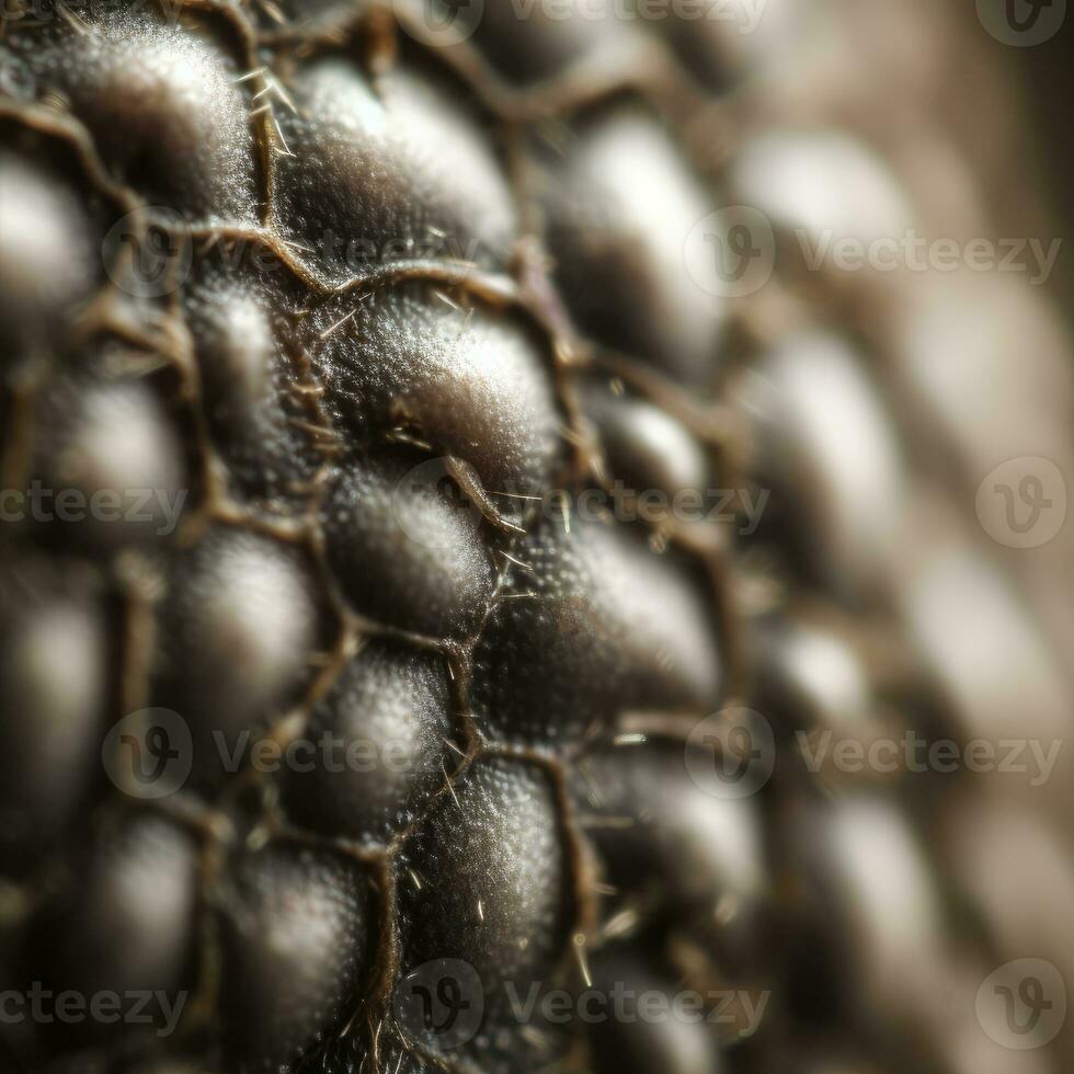 Closeup of a Unique Exotic Texture generative AI photo