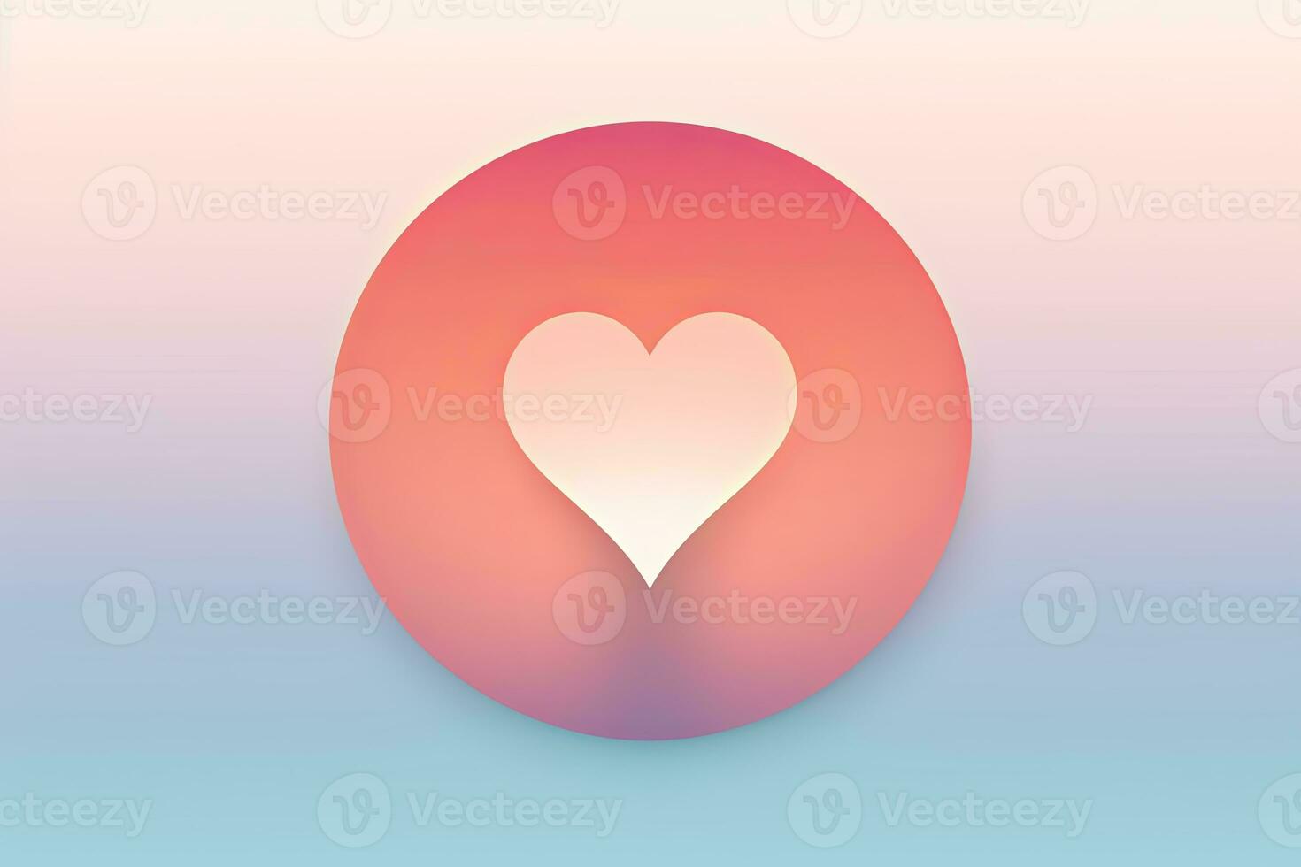 Diverse and Unique Minimalist Sleek and Defined Heart Design Graphic generative AI photo