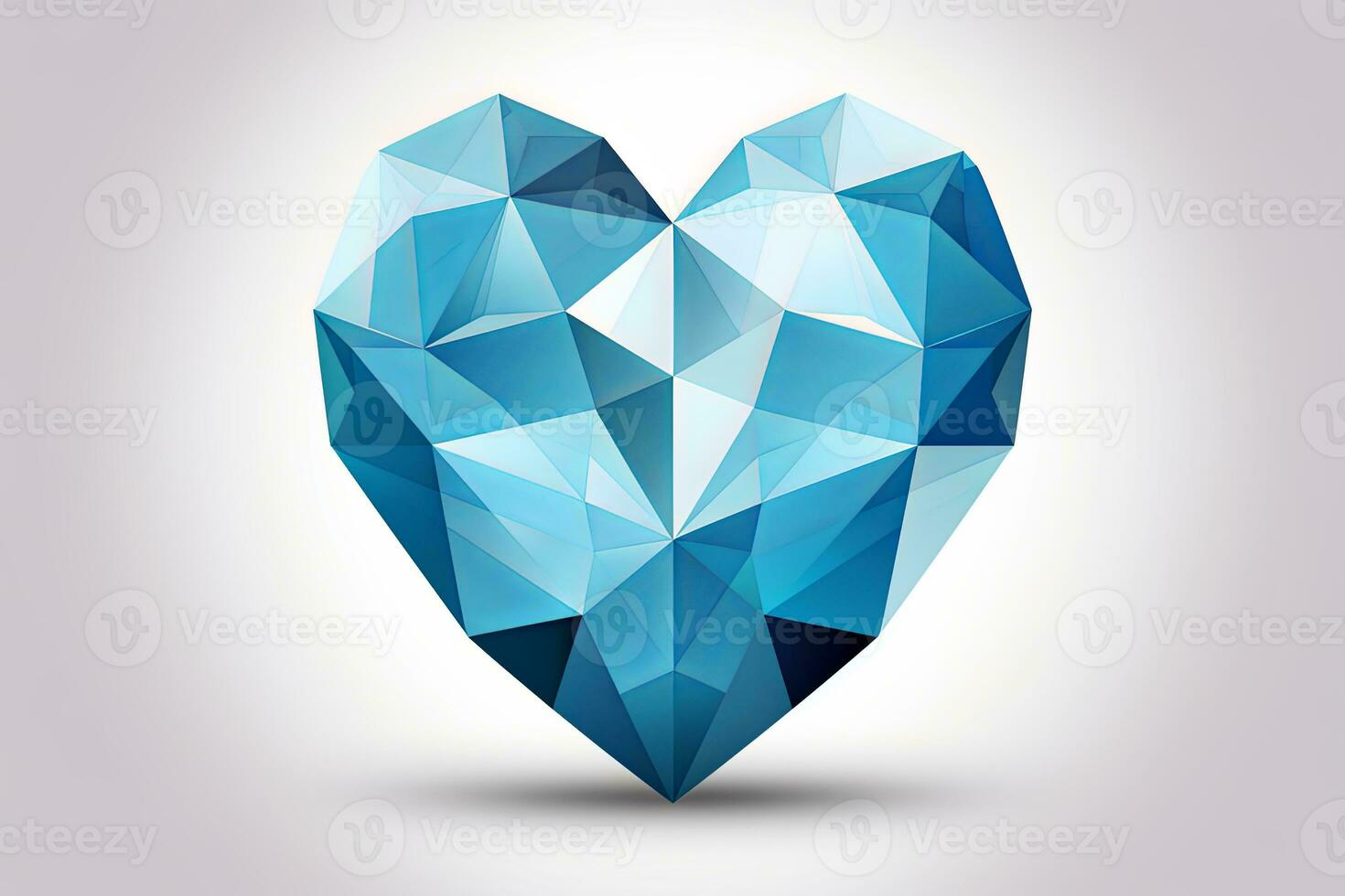 Diverse and Unique Minimalist Sleek and Defined Heart Design Graphic generative AI photo