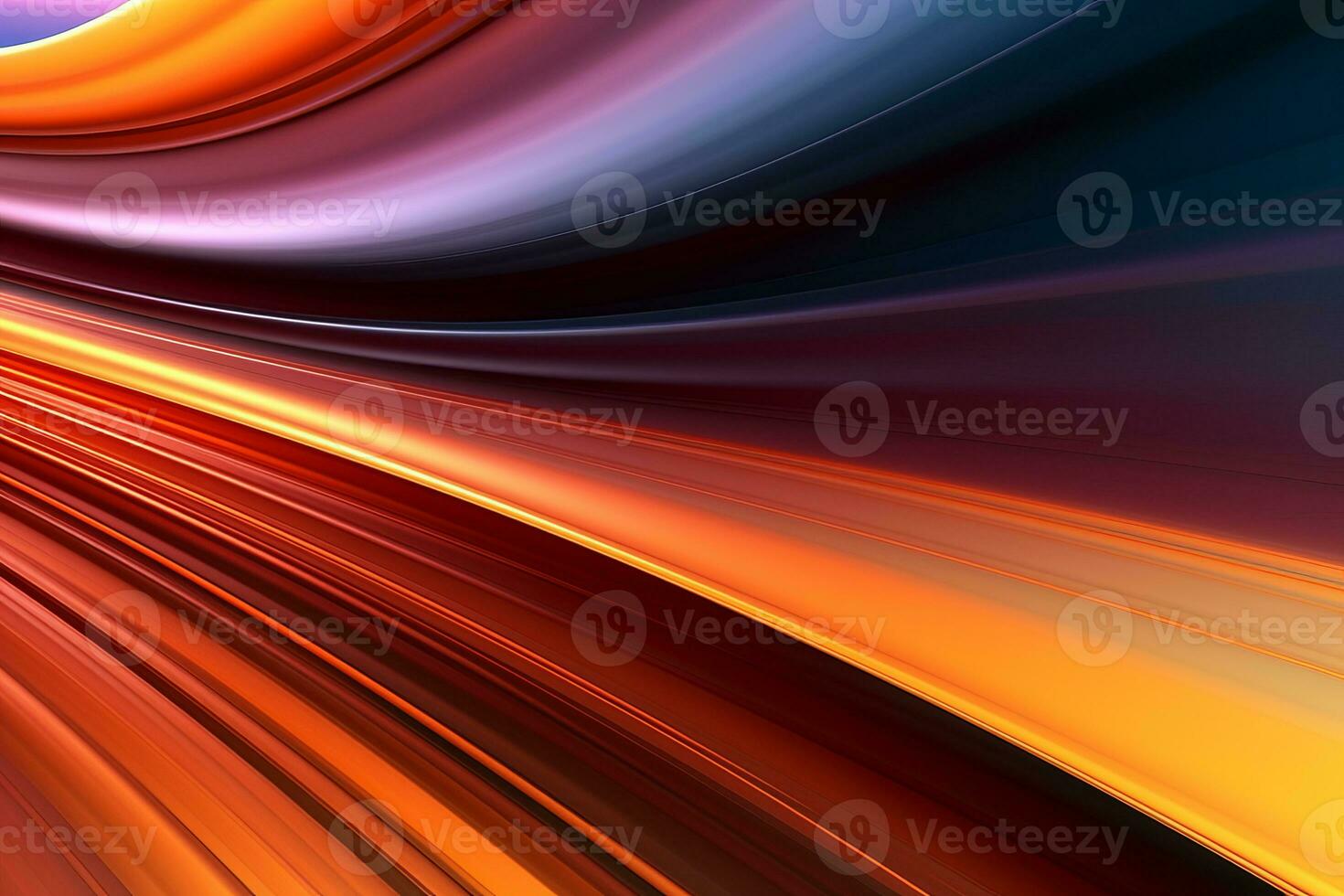 Dynamic Colored Lines Gradient Abstract Background generative AI photo