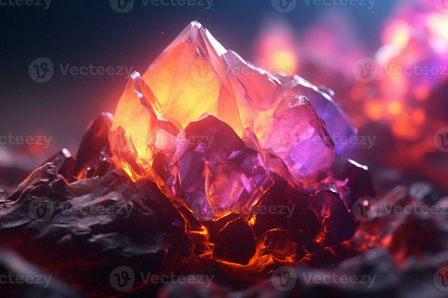 Enchanting Magic Realism 3D Render Background generative AI photo