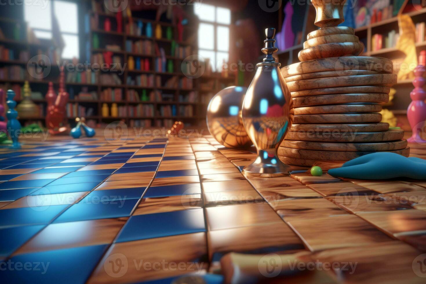 Enchanting Magic Realism 3D Render Background generative AI photo