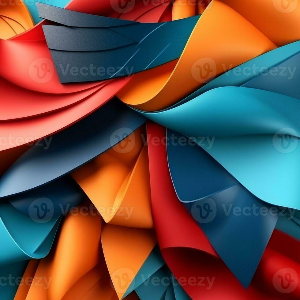 Fashion and Fabric Theme 3D Abstract Background generative AI photo