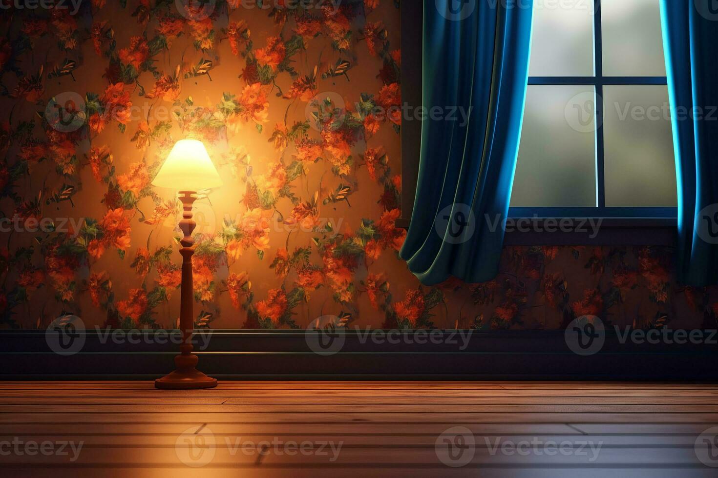 Magic Realism Ambient Backdrop generative AI photo