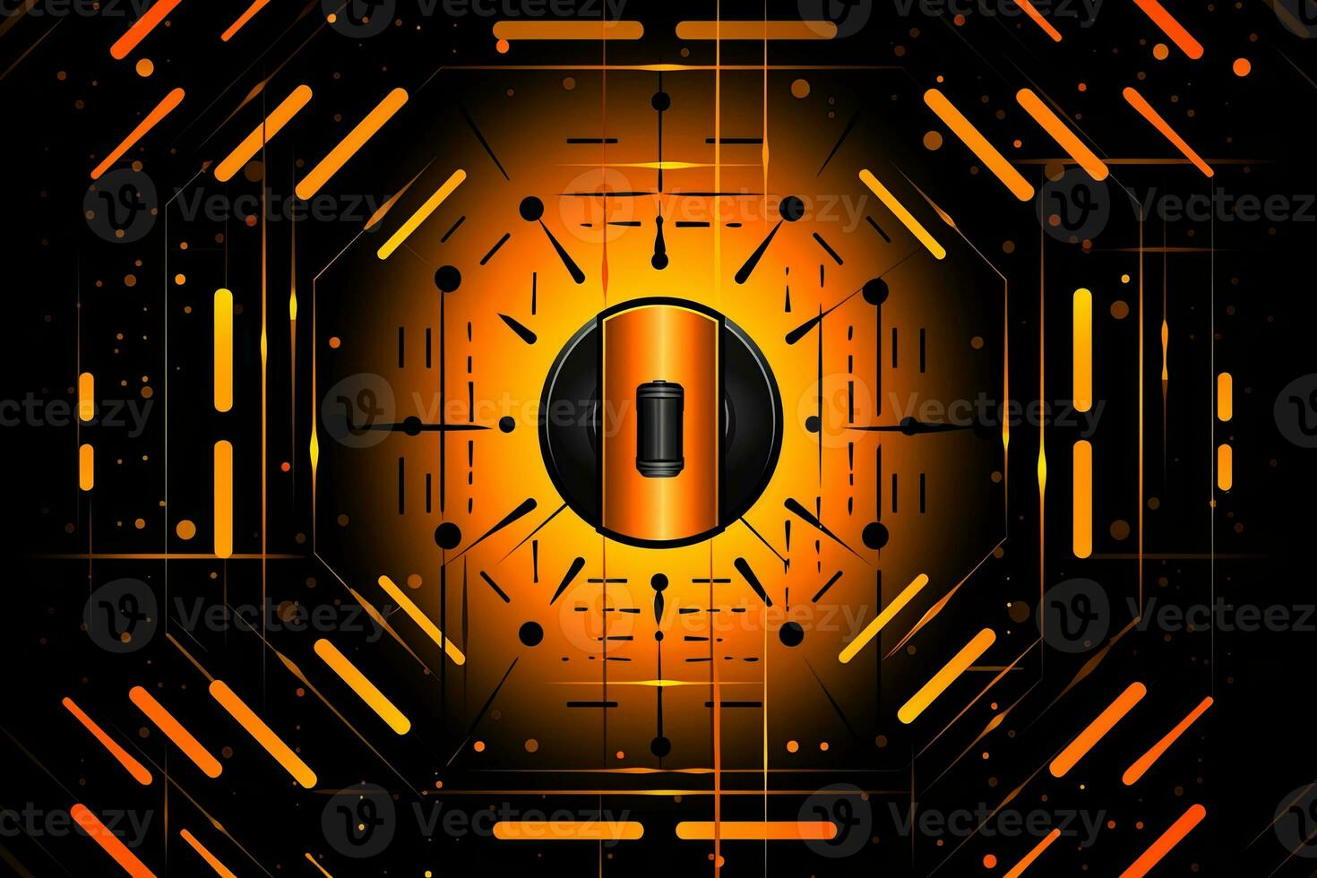 Modern Tech Encrypted Data Theme Background generative AI photo