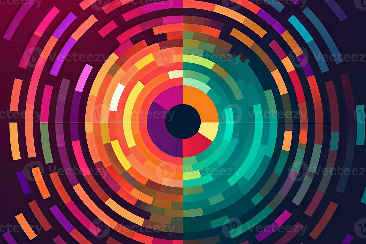 Modern Tech Encrypted Data Theme Background generative AI photo
