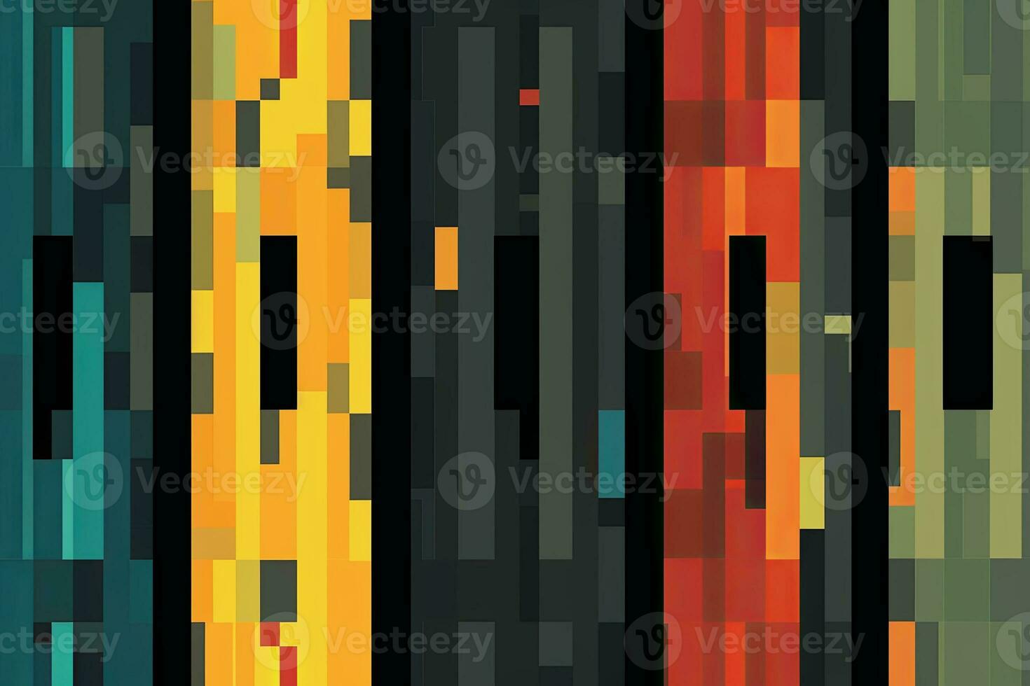 Modern Tech Encrypted Data Theme Background generative AI photo