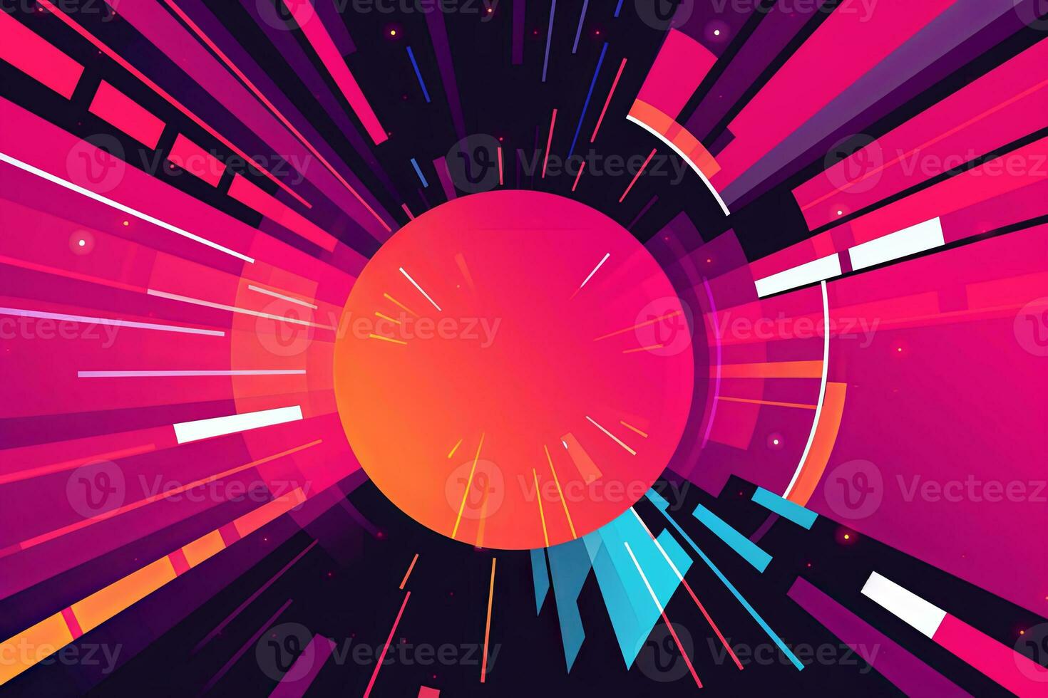 Modern Tech Encrypted Data Theme Background generative AI photo
