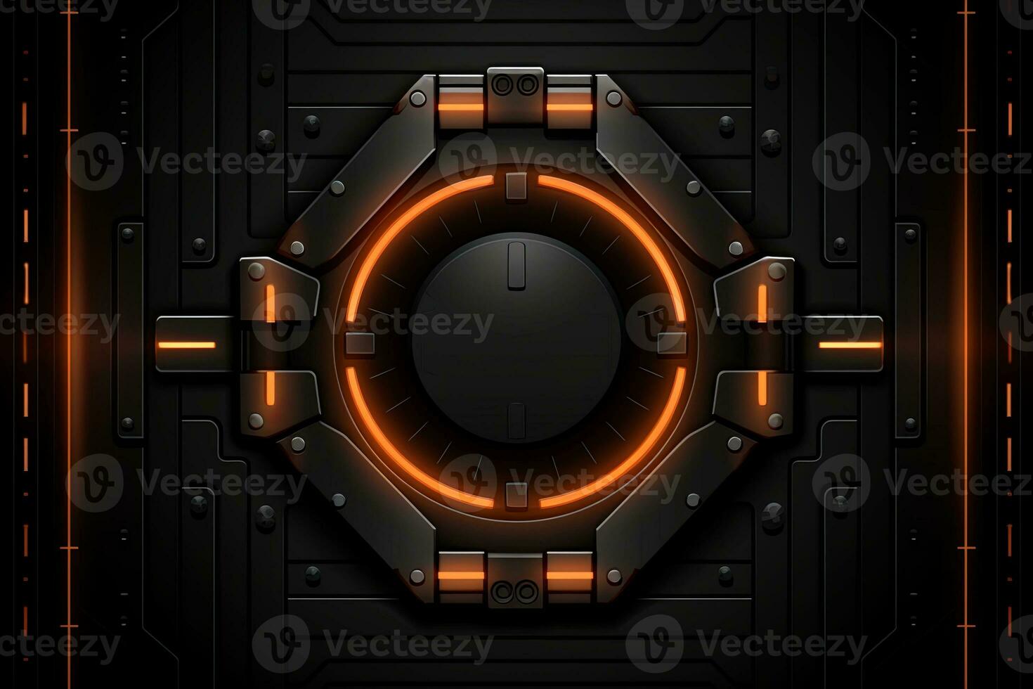 Modern Tech Encrypted Data Theme Background generative AI photo