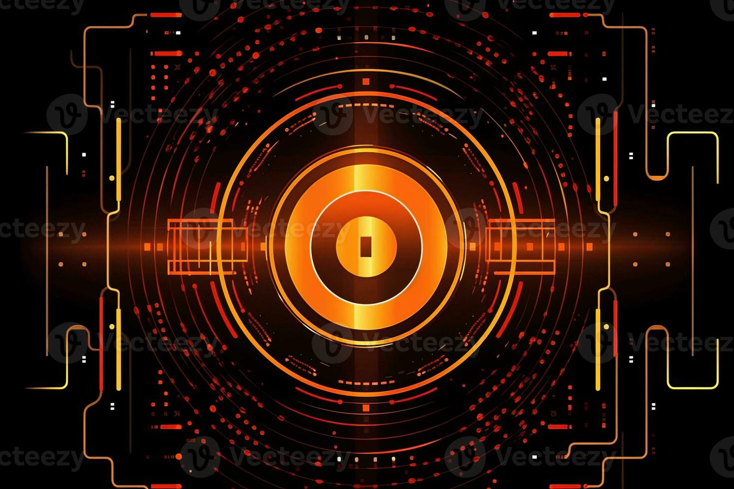 Modern Tech Encrypted Data Theme Background generative AI photo