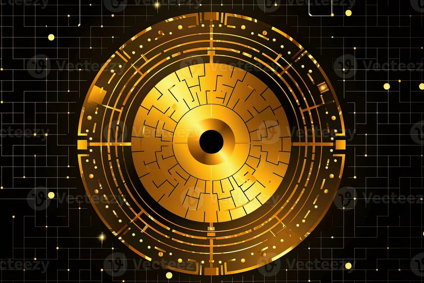 Modern Tech Encrypted Data Theme Background generative AI photo