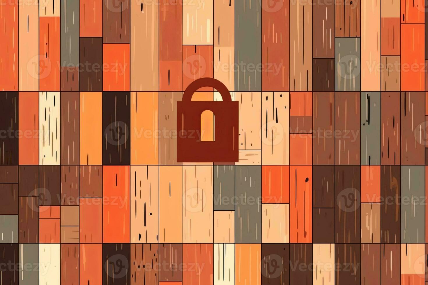 Modern Tech Encrypted Data Theme Background generative AI photo