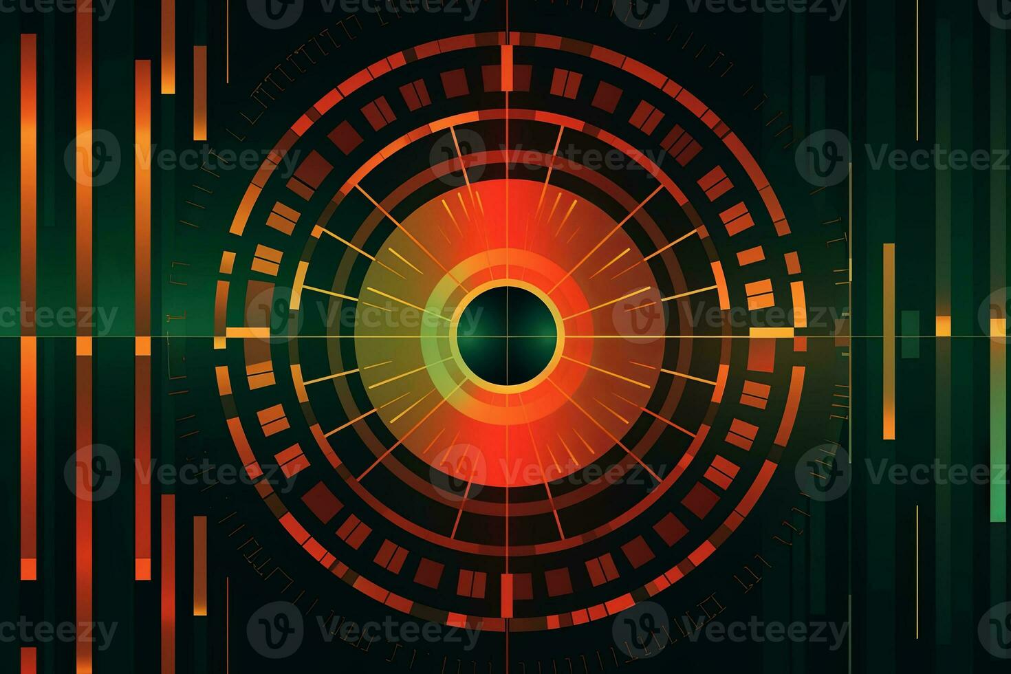 Modern Tech Encrypted Data Theme Background generative AI photo
