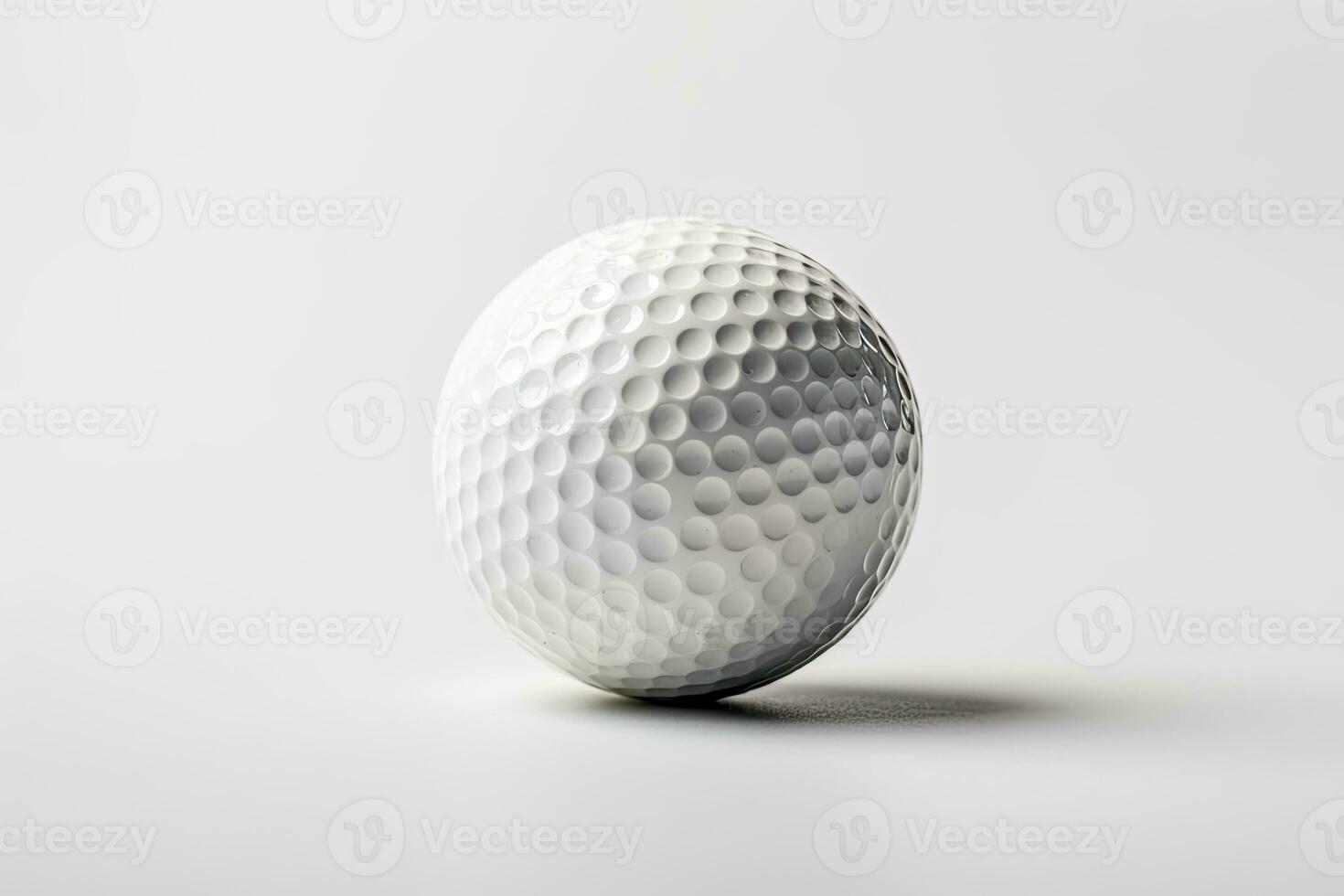 Golf ball isolated on white background. Generative Ai photo