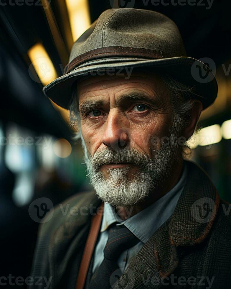 a man with a beard generative ai photo