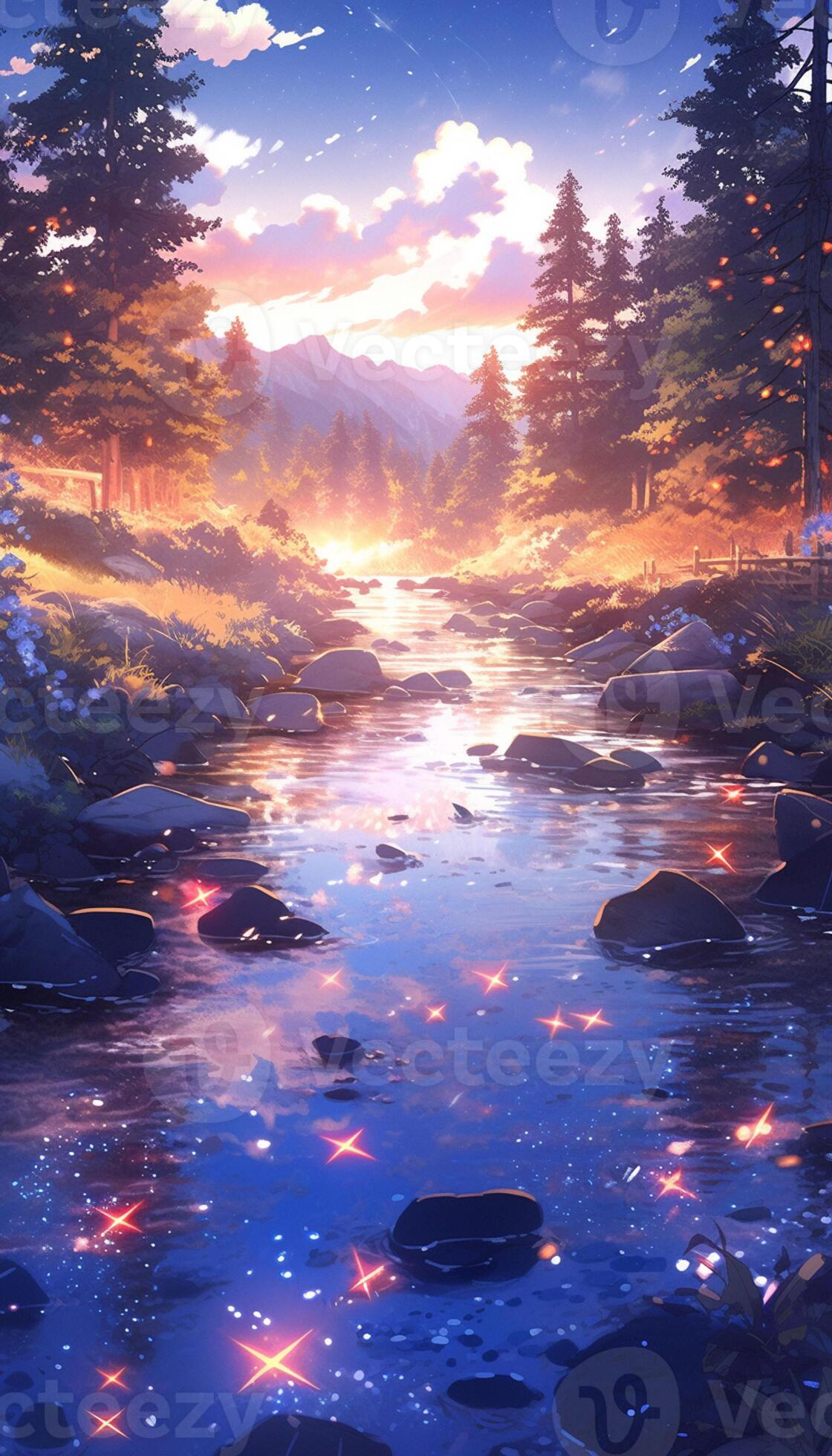 Anime background  Anime scenery, Scenery, Forest art