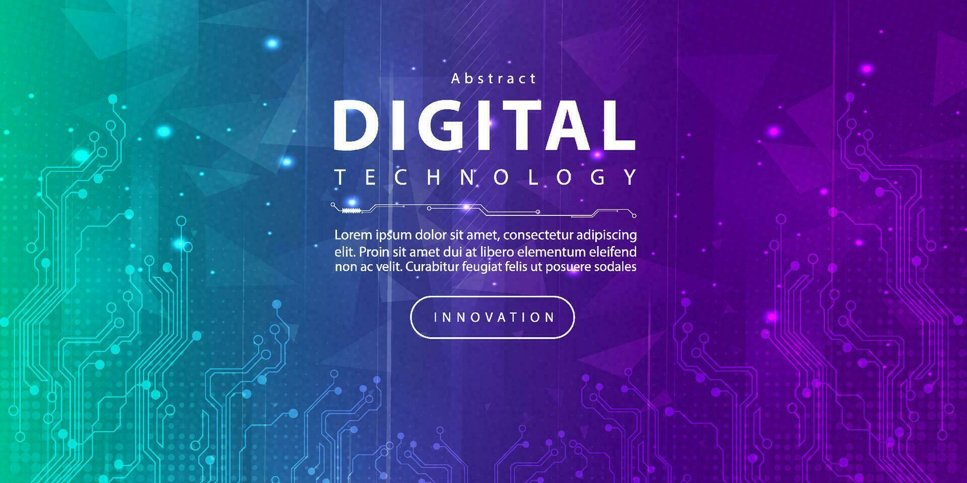 Digital technology speed connect blue green background, cyber nano information, abstract communication, innovation future tech data, internet network connection, Ai big data, lines dots illustration vector