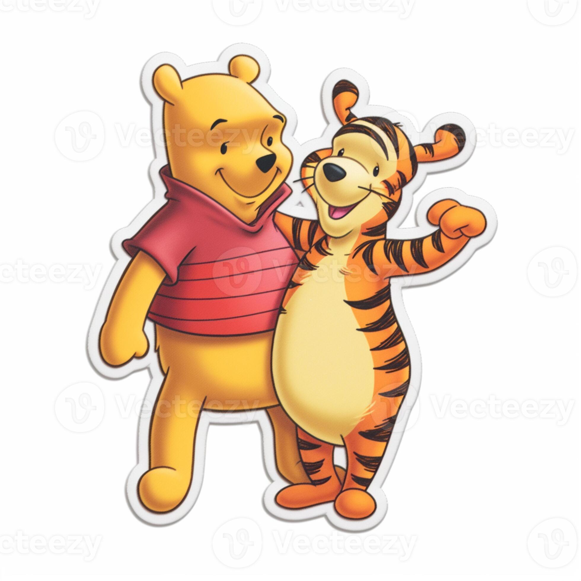 winnie the pooh and tigger hugging