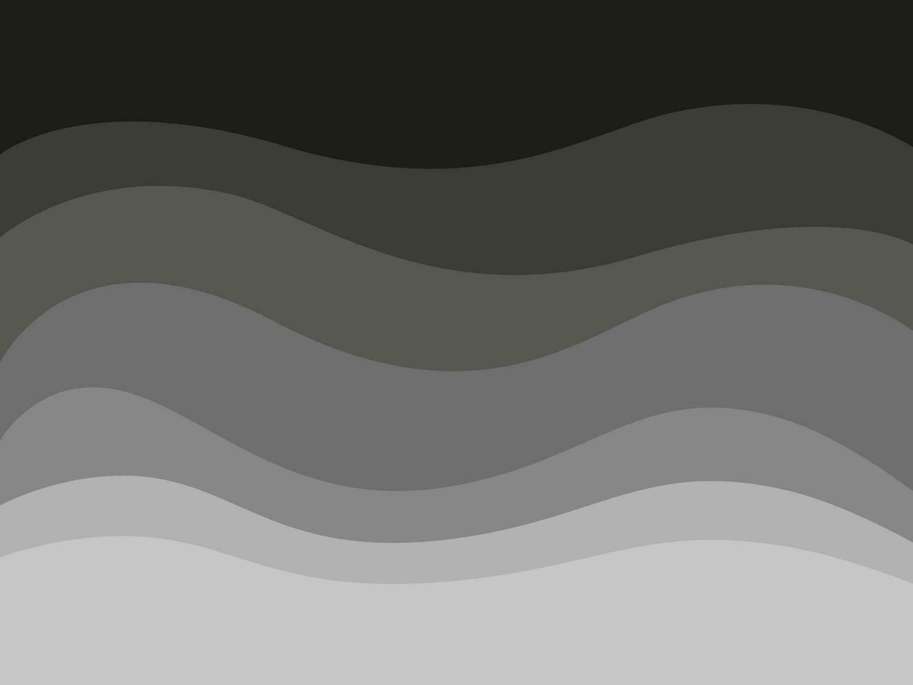 Abstract waves background. Grey scale colors of waves. vector