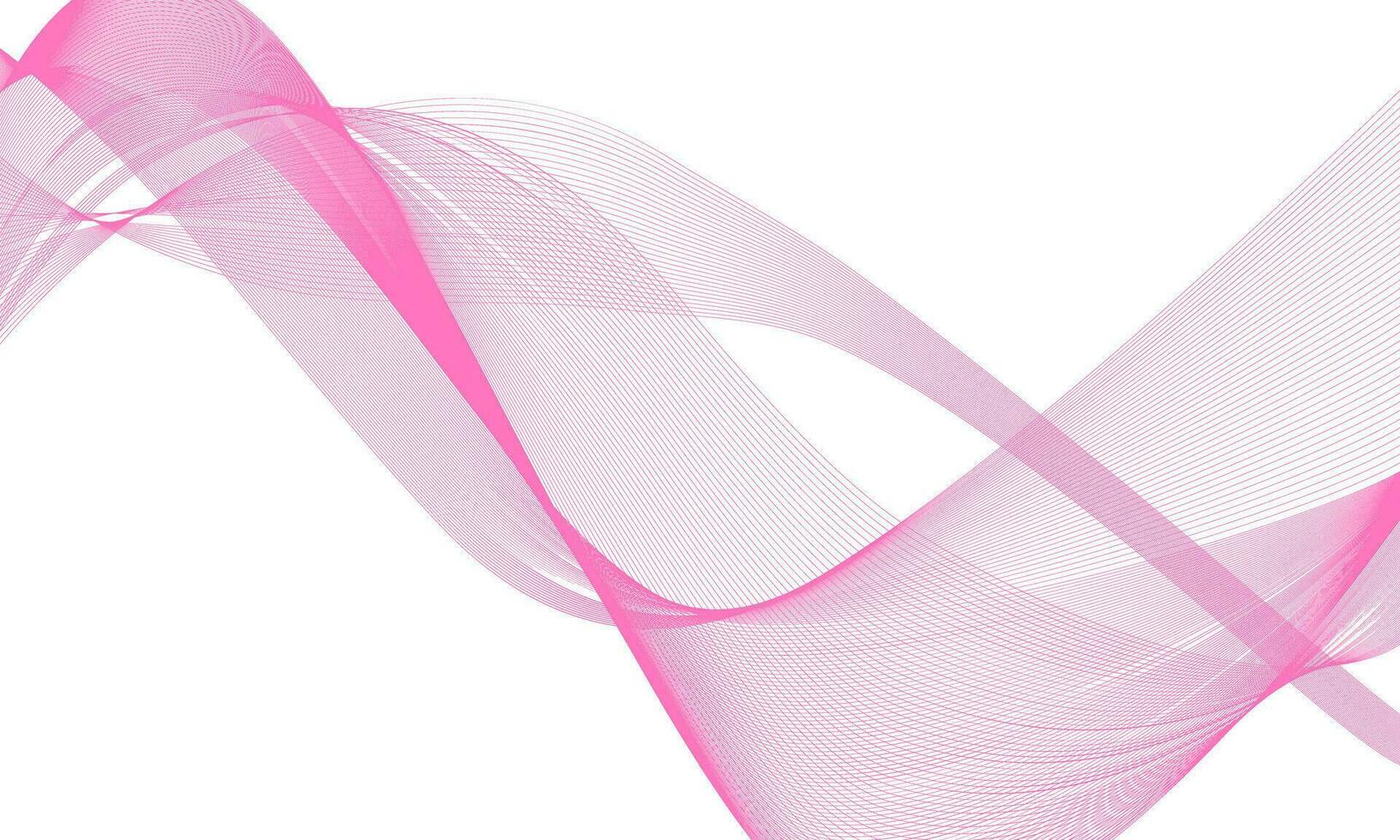 Waves of colored lines. Abstract wavy stripes on a white background. Creative line art. Vector illustration EPS 10.