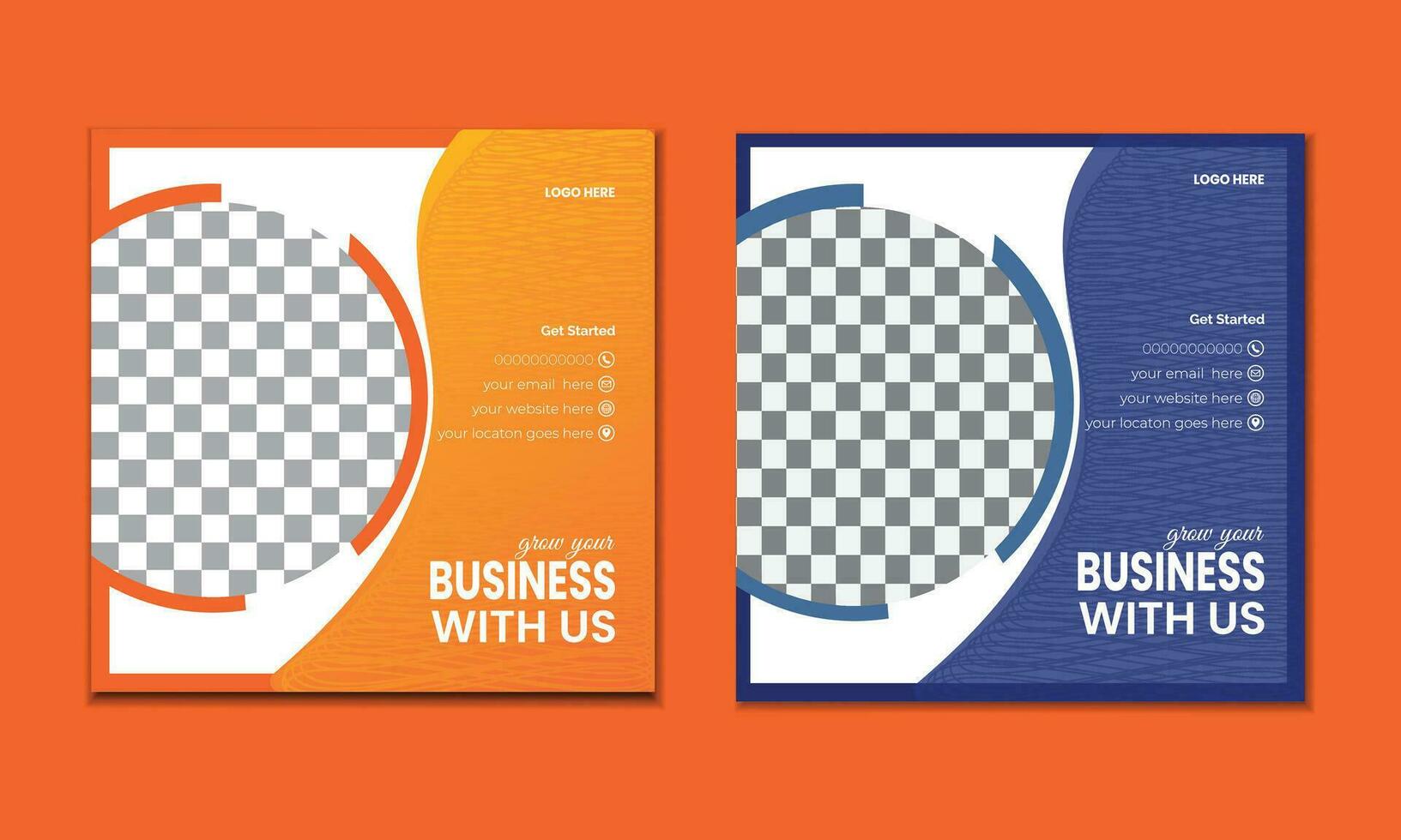 Socail Media Vector illustration Template Design