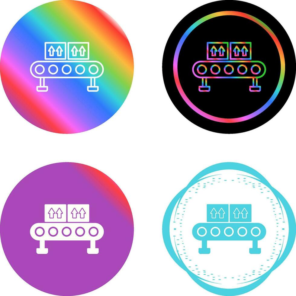 Assembly Line Vector Icon