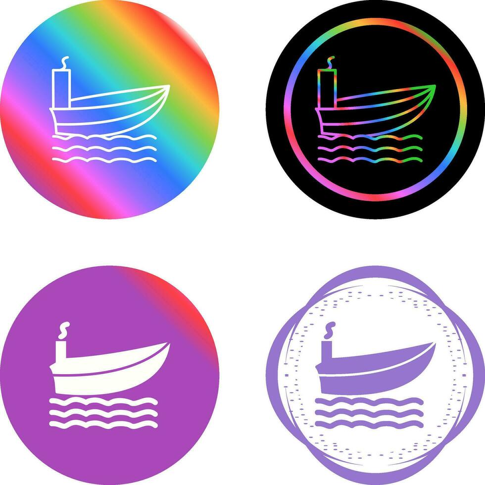 Steamship Vector Icon