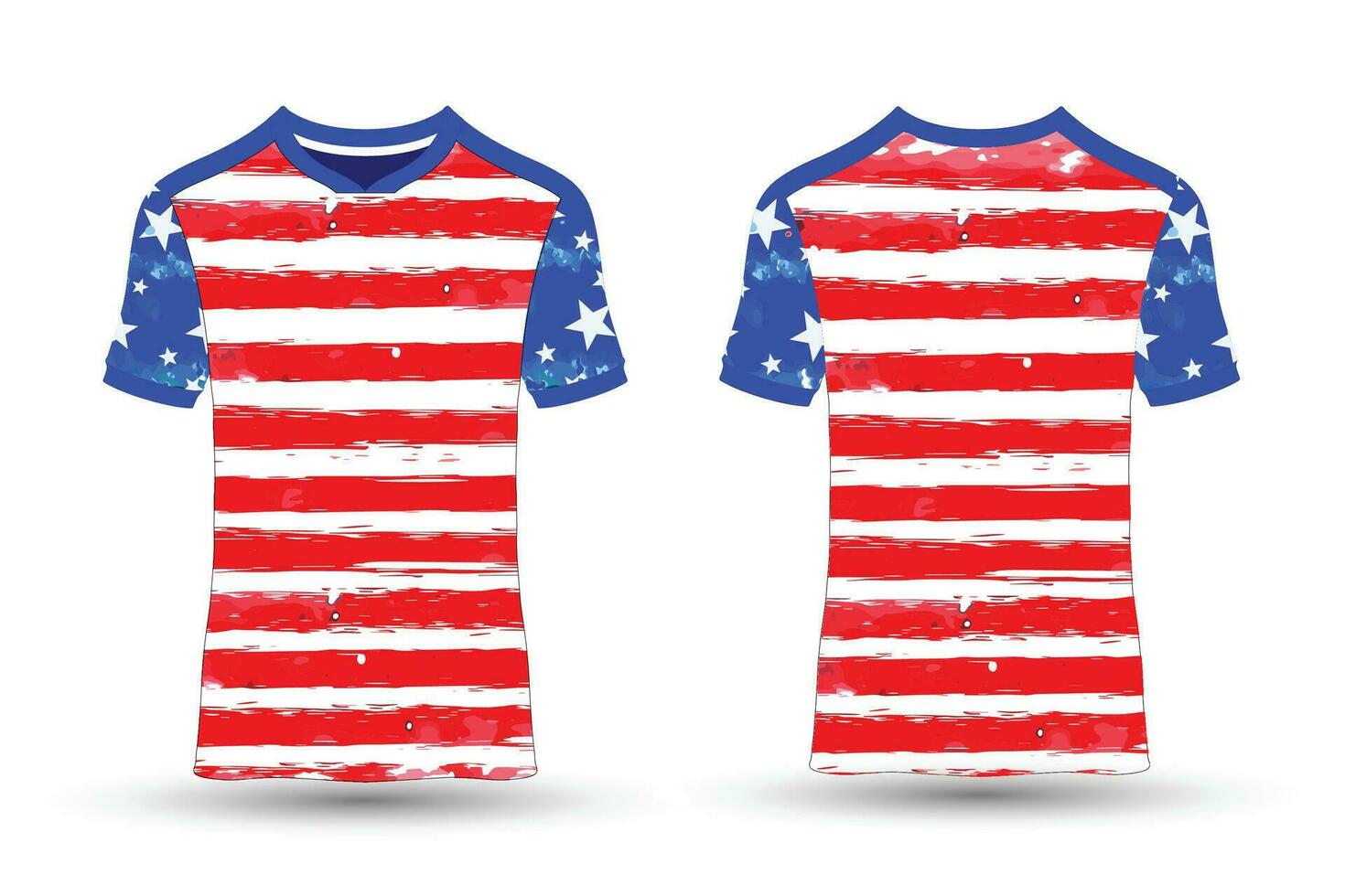 USA Flag Jersey Design vector