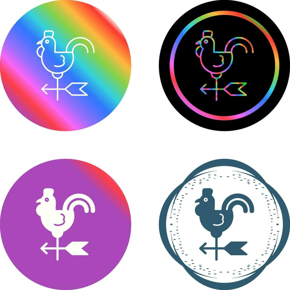 Wind Vane Vector Icon