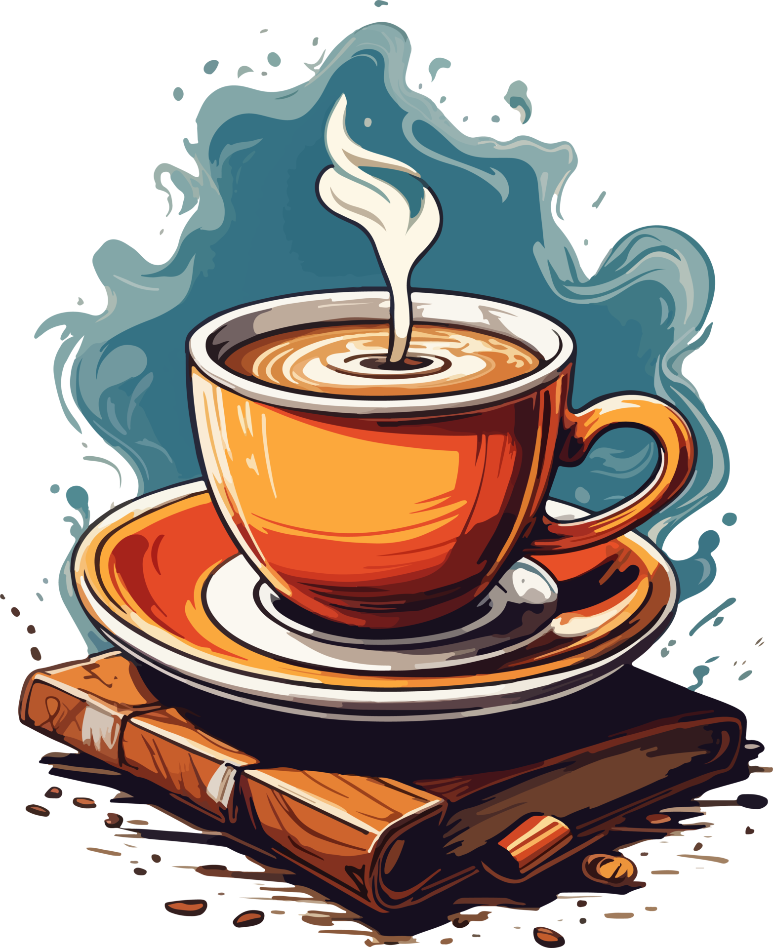 Coffee Cup Clipart - Generative Ai 26912174 PNG