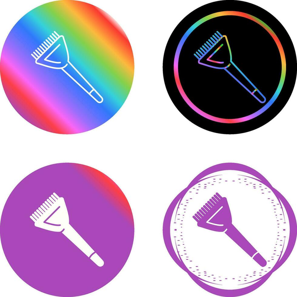 Hair Dye Brush Vector Icon