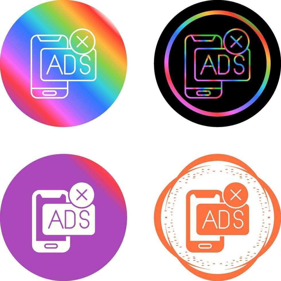 AD Block Vector Icon